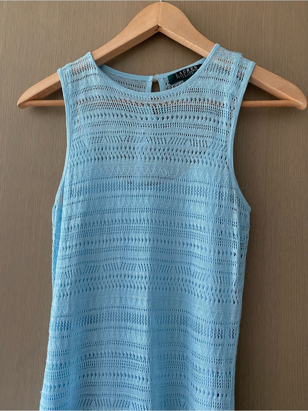 Vintage Ralph lauren crochet knit midi dress - Picture 4 of 8